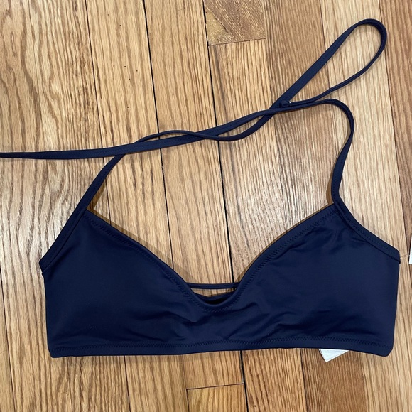 NWT GAP Navy Blue and White Bikini Minimalist Swimwear - Picture 7 of 9